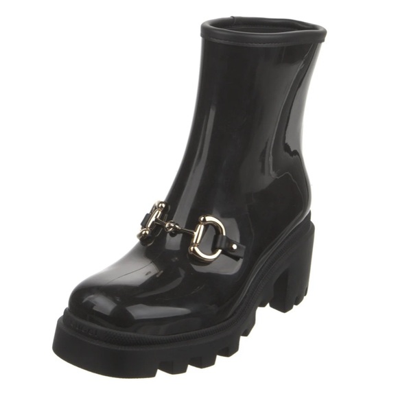 🌟 Host Pick 🌟 Gucci Patent Leather Rain Boots - Picture 10 of 14